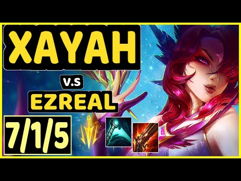 REKKLES (XAYAH) vs EZREAL - QUADRAKILL 7/1/5 KDA BOTTOM ADC CHALLENGER GAMEPLAY - EUW