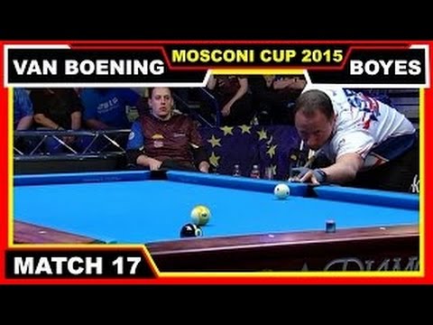 Skyler Woodward vs Karl Boyes | Match 9 | Mosconi Cup 2015 9-ball