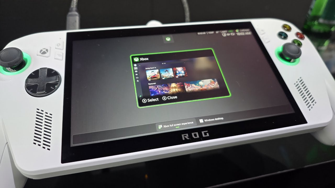 First Look: Windows 11's new Handheld Gaming Mode on the Xbox Ally! - YouTube