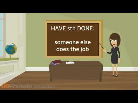 The Causative (have something done)