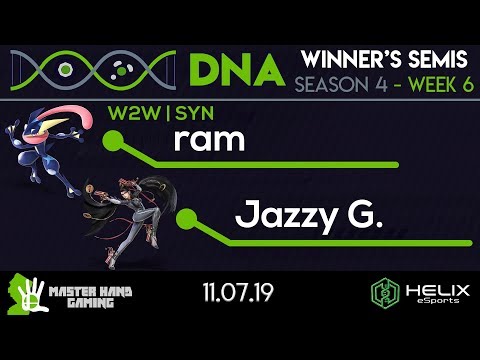 DNA S4:W6 - W2W | SYN | ram (Greninja, Snake) Vs. Jazzy G. (Bayo) - W Semifinals