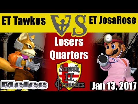 JGGSCII - Melee Losers QF - ET Tawkos (Fox) VS ET JosaRose (Doc)