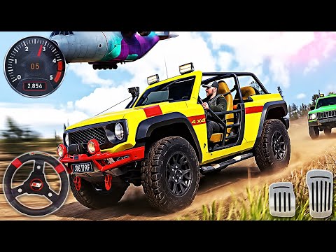 Offroad Jeep Driving 4x4 Hill Adventure Driver Simulator 3D - Mountain Uphill Car - Android GamePlay