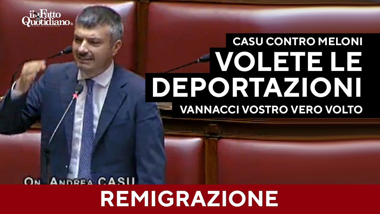 “Rimpatri e odio: quello che Vannacci dice, il Governo lo pensa”. Casu contro Meloni