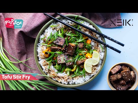Healthy Tofu Stir Fry Recipe | Vegetable Tofu Stir Fry Recipe With Rice