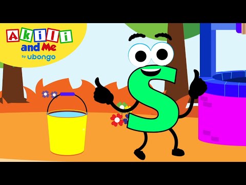 Learn Letter S! | The Alphabet with Akili | Cartoons for Preschoolers