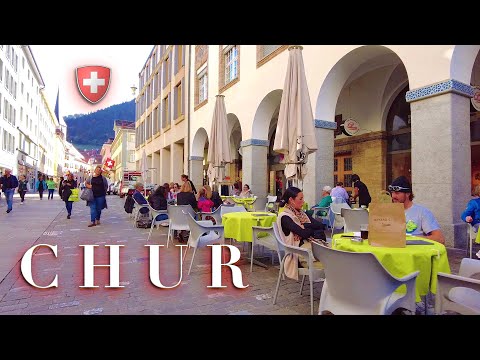 SCHWEIZ CHUR GRAUBÜNDEN Rundgang durch die ÄLTESTE STADT der #Schweiz #Chur #Innenstadt