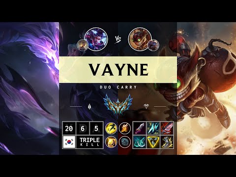 Vayne ADC vs Ziggs - KR Challenger Patch 14.13