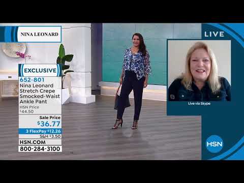 HSN | Nina Leonard Fashions 03.31.2020 - 09 AM