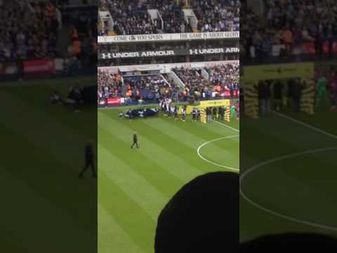 Spurs vs Sunderland fans  view
