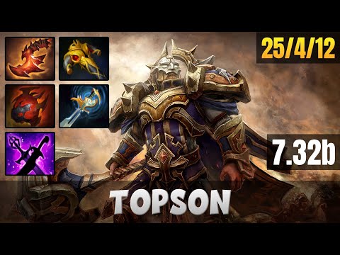 TOPSON Omniknight MID LANE Gameplay WITH 25 KILLS | Dota 2 Full Game