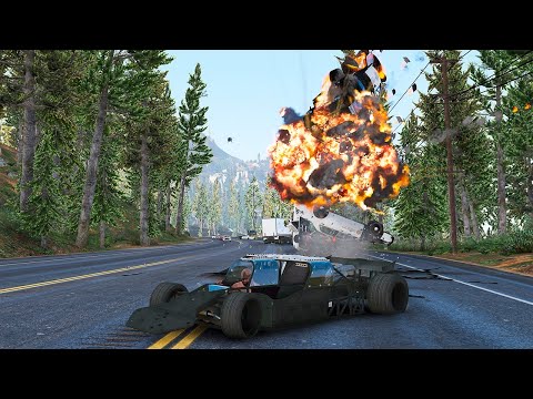 GTA 5 FAST & FURIOUS - FLIP CAR RAMPAGE Part.2 - SUPER CINEMATIC PICTURE WITH SLOW MO ep.19