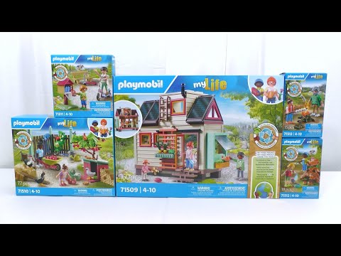 Unboxing Playmobil : La maison tiny house (2024) – 71509, 71510, 71511, 71512, 71513