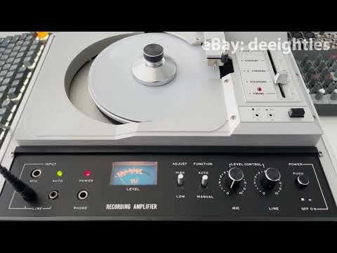 Vanrock E-101 Vinyl Record Lathe Cutting Machine — Functional image 4