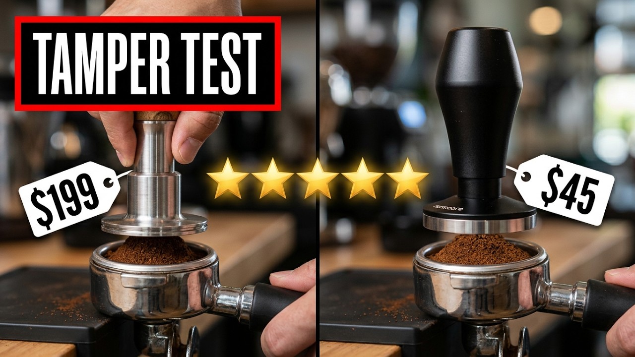 $200 vs $50 Espresso Tamper: The Results Surprised Me!