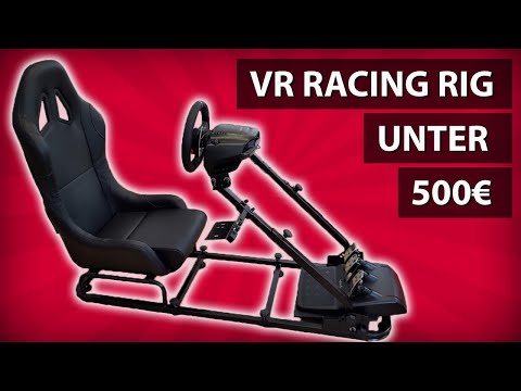 BESTES GÜNSTIGES VR RACING RIG UNTER 500€ -  Spielt Project Cars 3, Assetto Corsa mit Lenkrad & Sitz