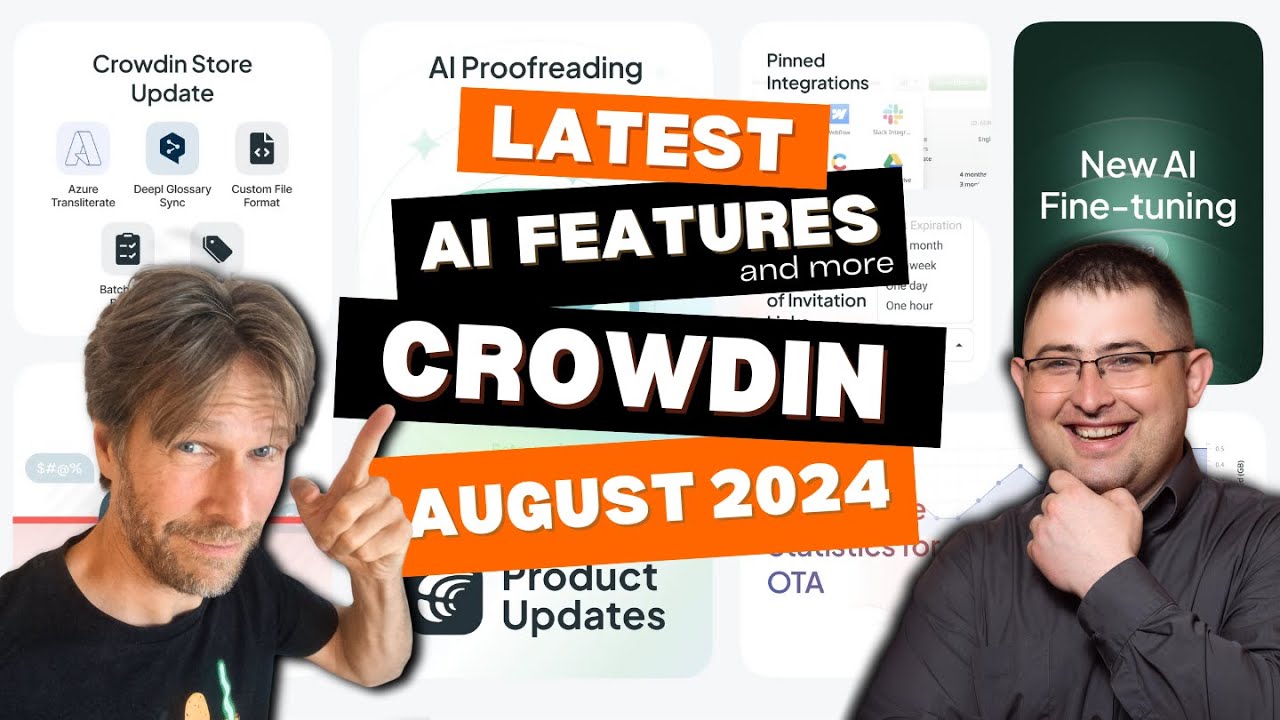 Crowdin August 2024 Release Note: AI Proofreading & More | Featuring Andriy Poznakhovskyy