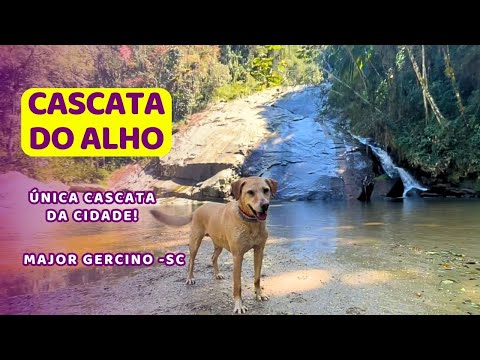 Cascata do Alho - Major Gercino - Santa Catarina - Única cascata na cidade