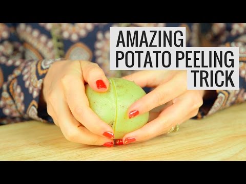 Super Fast Potato Peeling Trick