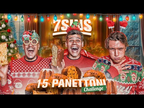 ABBIAMO MANGIATO 15 PANETTONI😱 | 7SINS VS FOOD🍔 "Christmas edition"🐍🎅