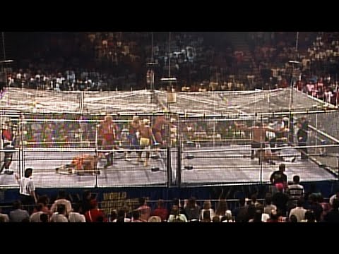 Sting, Brian Pillman & Steiner Brothers vs. The Four Horsemen - WarGames Match: WCW WrestleWar 1991