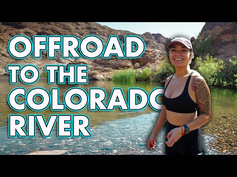 Off-Roading LAS VEGAS 4x4 Trails to the COLORADO River - Burro Wash Trail - Jeep Gladiator