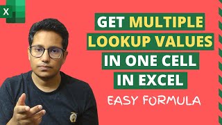 Lookup & Return Multiple Values in One Cell in Excel (Easy Formula)