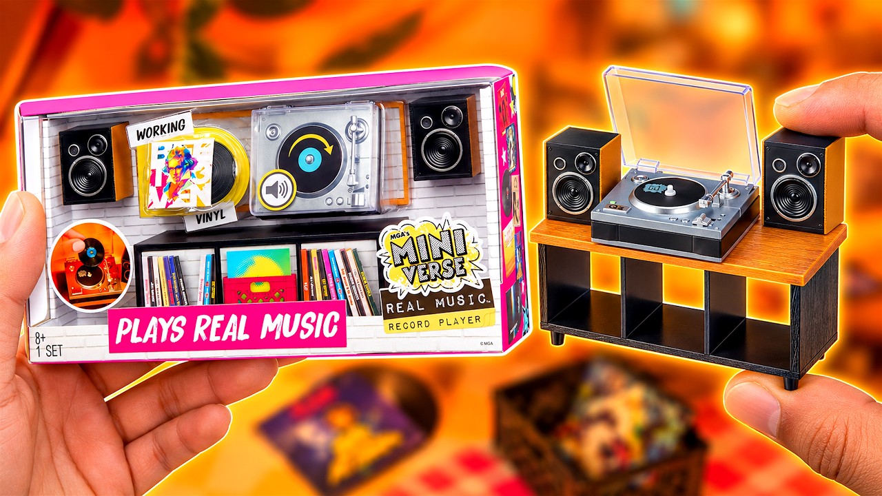 Unboxing Miniverse Real Music Record Player