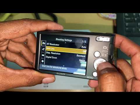 Sony Camera Time & Date Stamp