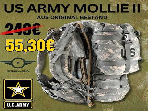 US Army MOLLE II Rucksack ACU, Militärüberschuss