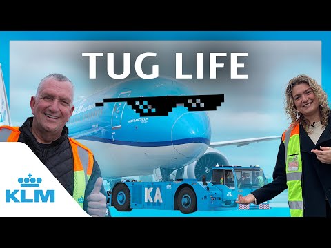Tuglife: a tow-riffic day with the KLM tugdrivers | Intern On A Mission | KLM