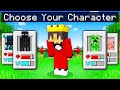 Minecraft Pick Your Character