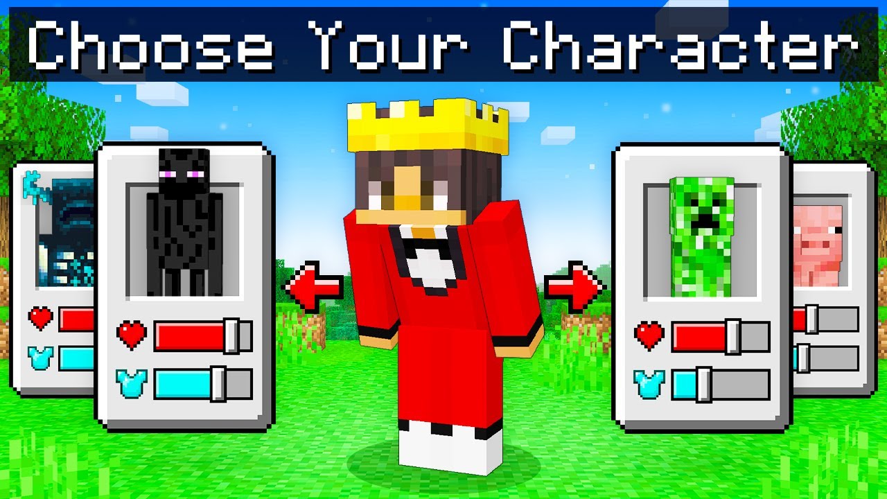 Minecraft Pick Your Character