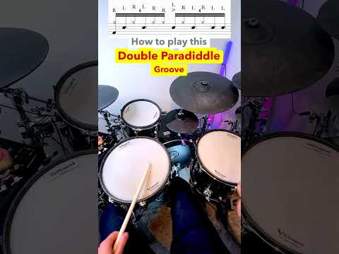Double Paradiddle Groove - DRUM LESSON