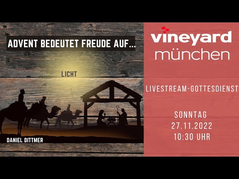 Livestream 27. November 2022 um 10:30 Uhr // Advent bedeutet Freude auf Licht