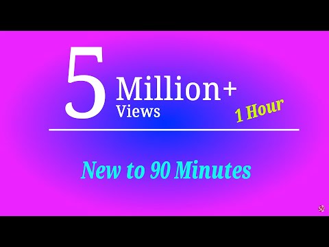 90 minutes  of Color changing Mood Lights with RADIAL gradient LED, lamp sunset effect.