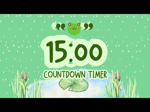 15 Minute Timer with Relaxing Music and Alarm | Spring Timer