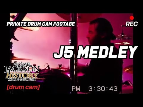 Jackson 5 Medley Sugarfoot DRUM CAM - HIStory Tour