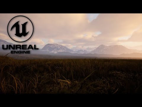 Unreal Engine 5 Grasslands Large Scale Environment
