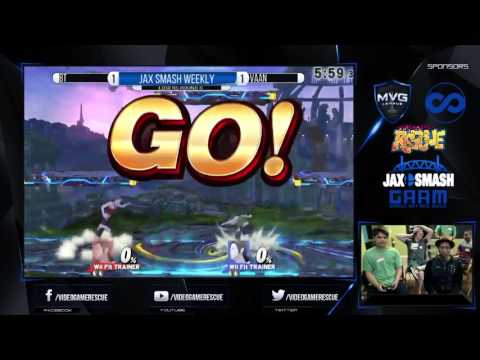 Jax Smash Weekly 3/17/16 - BT(Green Wii Fit) Vs. Vaan(Red Wii Fit) LQ