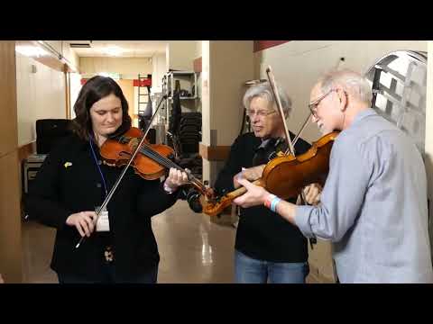 Backstage Fiddle Jam - Kimber Ludiker, Darol Anger, Bruce Molsky