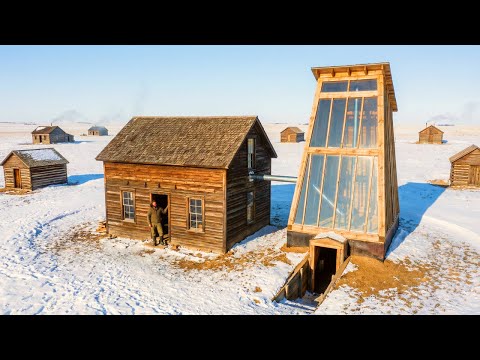 His Glass Tower in the Frozen Prairie Made No Sense — Until It Pumped Hot Air Into His Cabin All Day