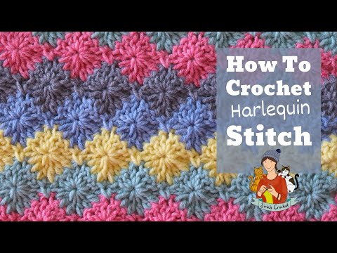 How To Crochet Harlequin Stitch