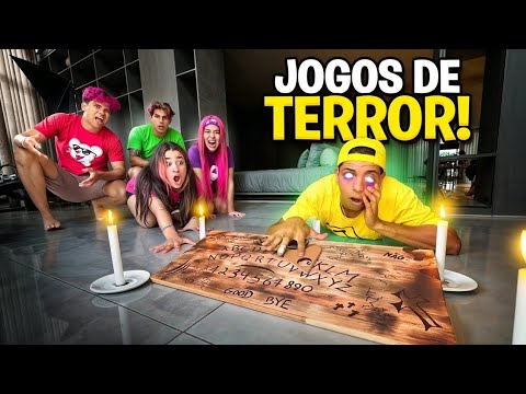 JOGAMOS OS JOGOS DE TERROR MAIS PERIGOSOS... *Fomos amaldiçoados ?