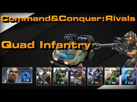 C&C Rivals: Quad Infantry GDI!