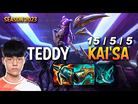 Teddy KAI'SA vs VARUS ADC - KR Ranked