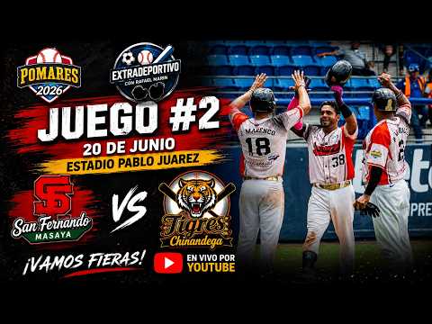 FIERAS DEL SAN FERNANDO VS TIGRES DE CHINANDEGA. JUEGO #2. EN VIVO.