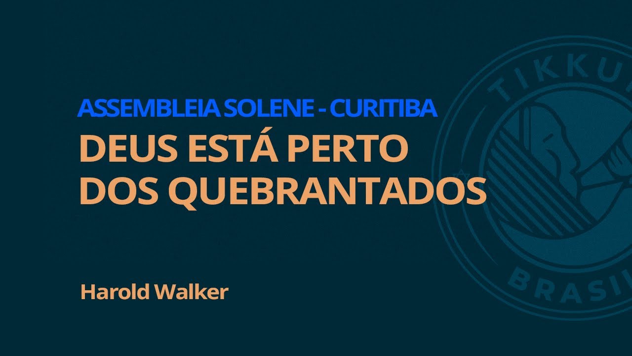 Harold Walker - Deus Está Perto Dos Quebrantados