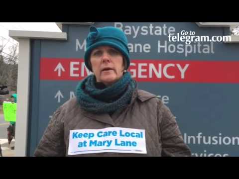 Demonstration at Baystate Mary Lane Hospital in Ware, MA