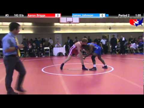 NYAC 74 KG / 163 lbs: Aaron Briggs vs. James Johnson